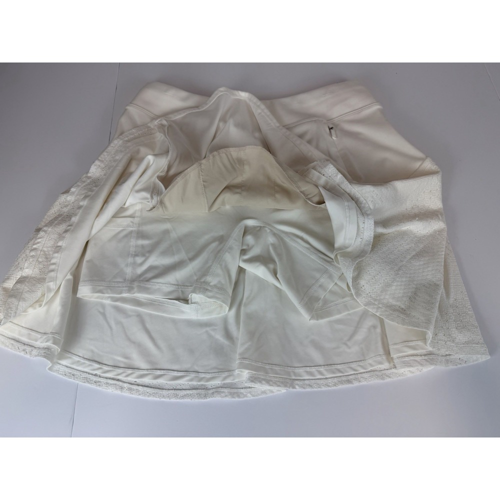 RLX Ralph Lauren Women's White Athletic Skort Zip Pockets Sz S - Picture 6 of 9